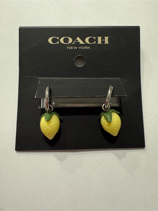 Coach Jewelry - Coach Lemon Earrings. NWT